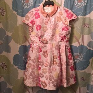 Floral Brocade Dress